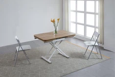 Medinis ištraukiamas valgomojo stalas